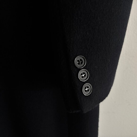 VINTAGE Aquascutum Cashmere Wool Coat/ Overcoat — 40/Medium/Large Made in Canada - Picture 5 of 14